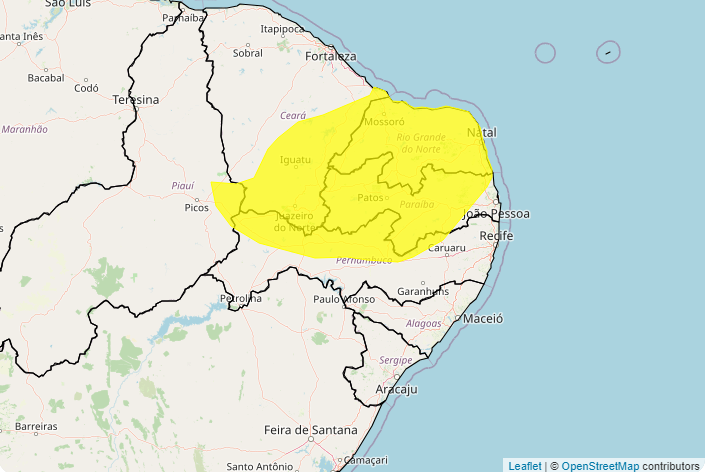 Inmet Emite Alerta De Chuvas Intensas Para Mais De Munic Pios Da Pb